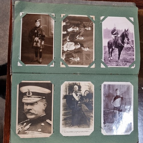 224 - Star Lot : A large and impressive collection of antique military postcards mostly originating from B... 