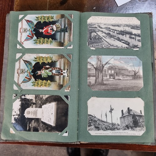 224 - Star Lot : A large and impressive collection of antique military postcards mostly originating from B... 