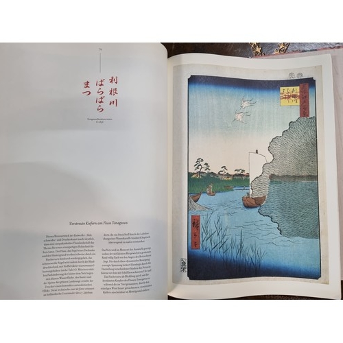 185 - A spectacular book titled 'Hiroschige One Hundred Famous Views of Edo' with text by Melanie Trede an... 