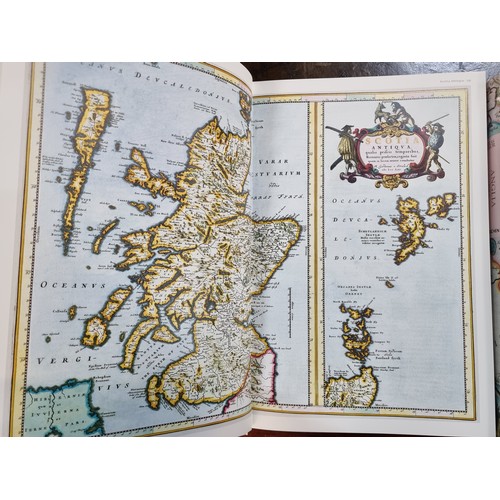 250 - Atlas Maior Anglia, Scotia & Hibernia (2 VOLUMES)
Large format. Two volumes. Colour maps, 58 of Engl... 