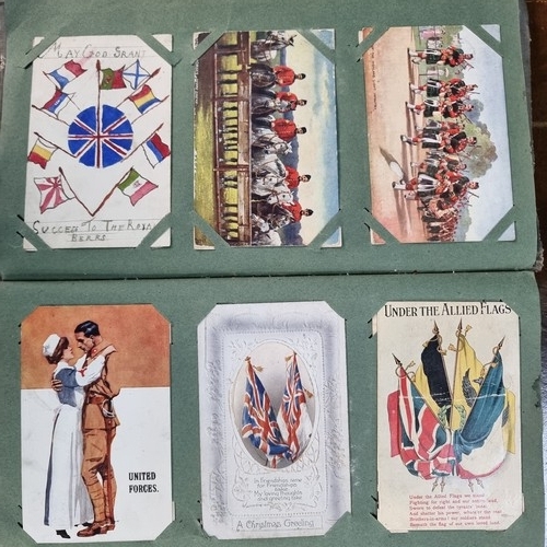 224 - Star Lot : A large and impressive collection of antique military postcards mostly originating from B... 