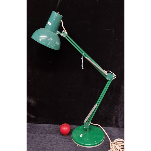 218 - A fabulous Danish Mid Century anglepoise lamp.