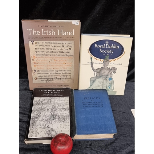 246 - Four hardback books of Irish interest including 'Ireland by Harrison Dale', 'Irish Historical Statis... 