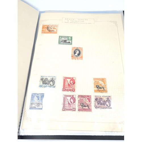 795 - A collection of British commonwealth pages together with Jamaica, Kenya and other African countries,... 