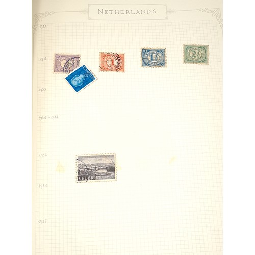 796 - A 1950s album containing a vast collection of European country stamps.