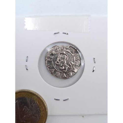 797 - Star Lot : A very rare Irish silver 1660 coin With good detail. Great early example. 464 years old. ... 