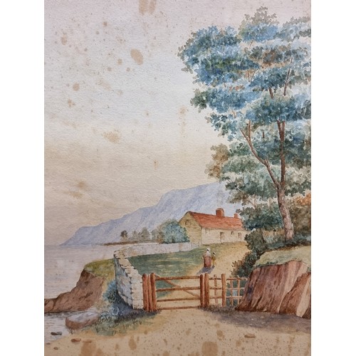 62 - Star Lot : A fabulous antique Mima Nixon (Irish, b.1861 - d.1939) watercolour on paper painting feat... 