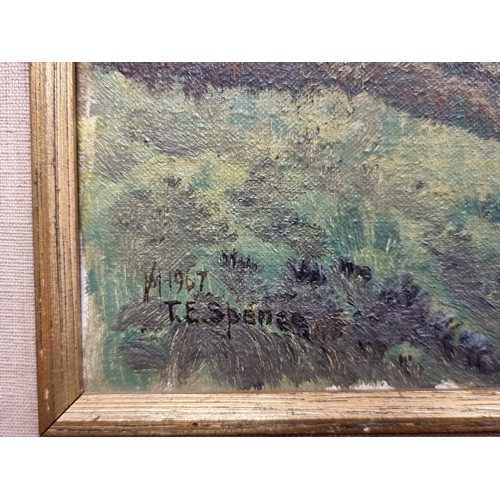 63 - Star Lot : A delightful vintage original Terrence Everest Spence (Irish, 20th century) oil on canvas... 