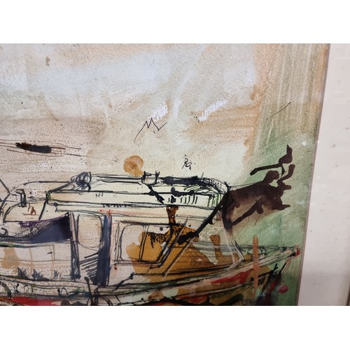 107 - Star Lot: A magnificent original Ann Dunphy (Irish, contemporary) ink and watercolour on paper paint... 