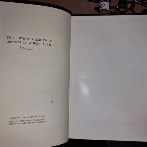 153 - A complete set of hardback books 'Neill's Blue Caps' Volumes I, II and III  and maps by Colonel H.C.... 