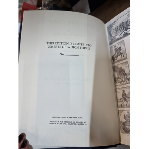 155 - A set of two hardback books titled 'Crown and Company' Volumes I and II by Colonel H.C. Wylly, C.B. ... 