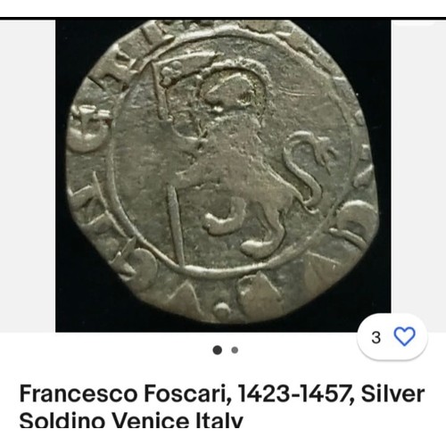 797 - Star Lot : A very rare Irish silver 1660 coin With good detail. Great early example. 464 years old. ... 