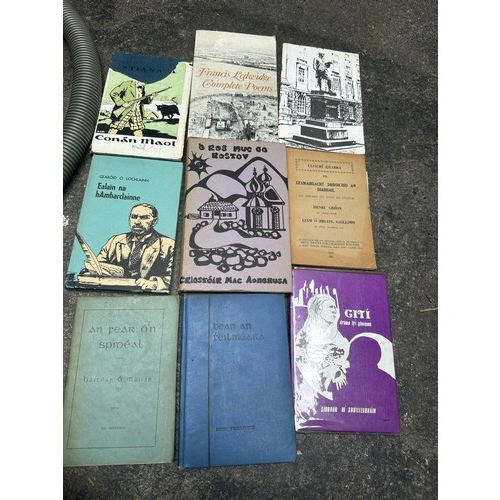 965 - A large collection of highly interesting vintage Irish language books. Very good box, probably treas... 