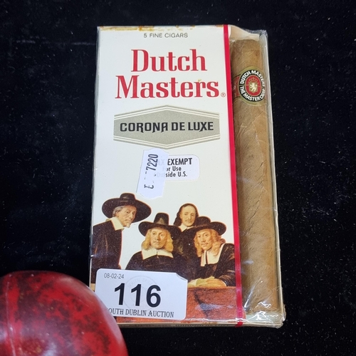 116 - A sealed box of Dutch Masters Corona Deluxe cigars.