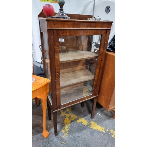 422 - Star Lot : A stunning Edwardian three tiered display cabinet. In very good condition.