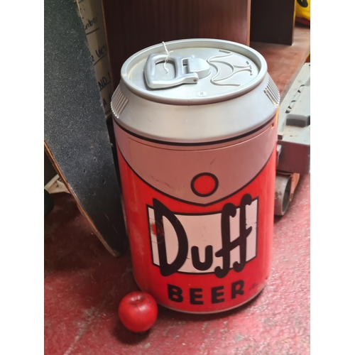 1002 - A very cool fridge modelled as a large can of duff beer from The Simpsons. Will add more images.