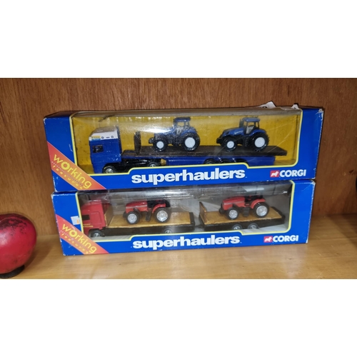 929 - Two new in box Corgi Diecast toys of superhaulers.