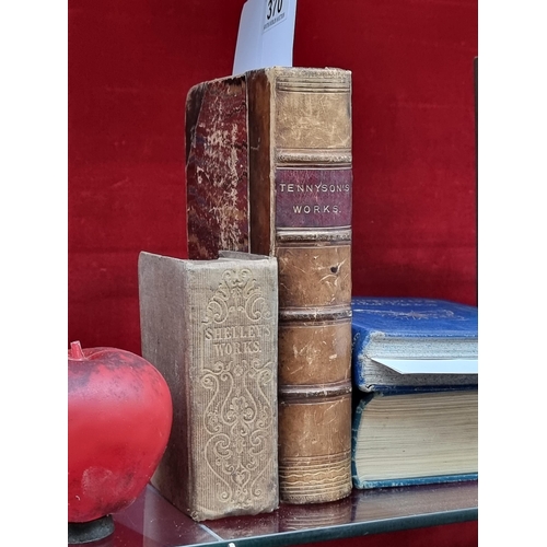 370 - Two antique books including small pocket copy of 