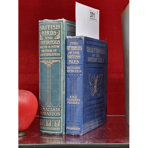 371 - Two antique hardback books including 