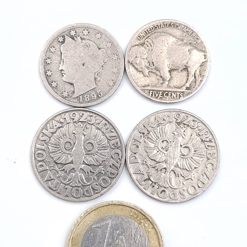 638 - A collection of four silver coins, weight 19.52 grams.