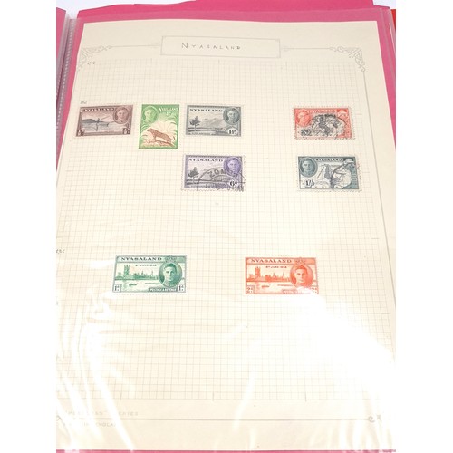 653 - A superb group of British commonwealth album pages consisting of fine Rhodesia, Southern Rhodesia an... 