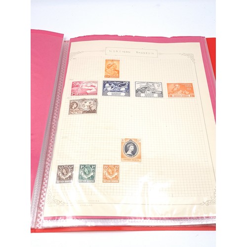 653 - A superb group of British commonwealth album pages consisting of fine Rhodesia, Southern Rhodesia an... 