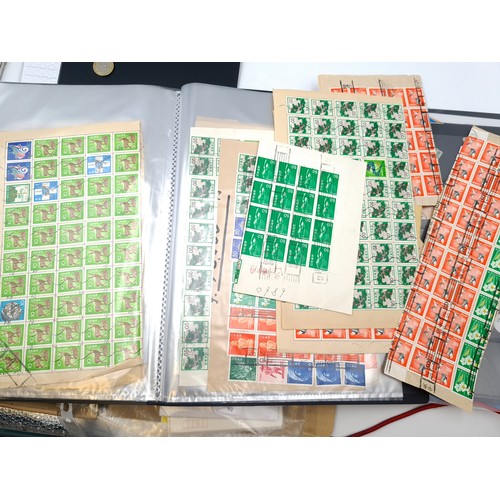 656 - Star Lot : A Huge Japanese collection of 5-7000 in definitive sheets, five pages of early 1800s stam... 