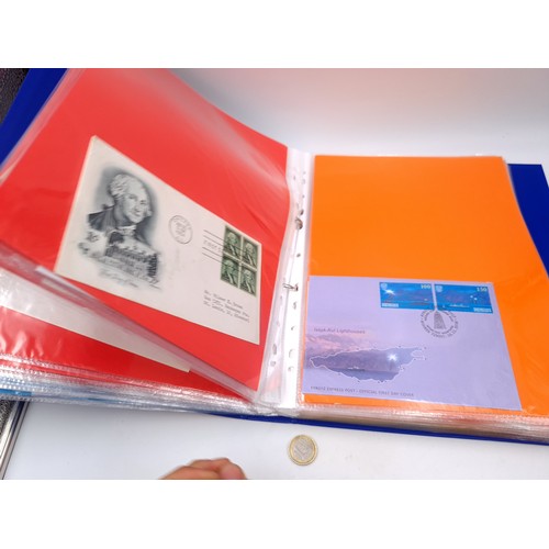 655 - A very large collection of over 150 first day covers, some world minisheets, also super Australian b... 