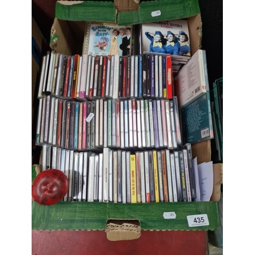 435 - A  lovely collection of old CD's some titles include 'Singing in the Rain' and ' Andrews sisters'. M... 