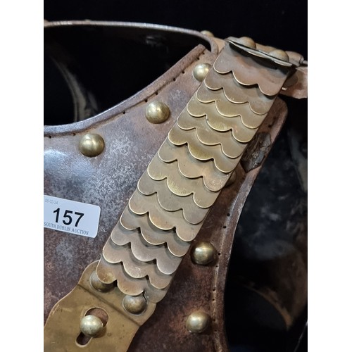 157 - Star Lot : A fantastic original Napoleonic calvary armor front and back plate. C.1800 In very good c... 