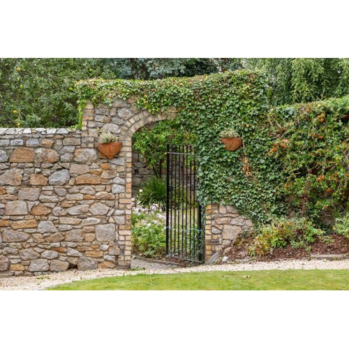 976 - A lovely pair of Terracotta wall handging baskets., from a lovely  house in Monkstown. Plater about ... 