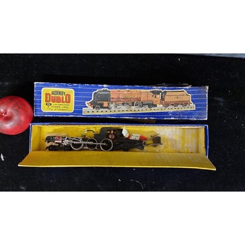 229 - A vintage Hornby Dublo locomotive train shell 'City of Liverpool'. Complete with original box.