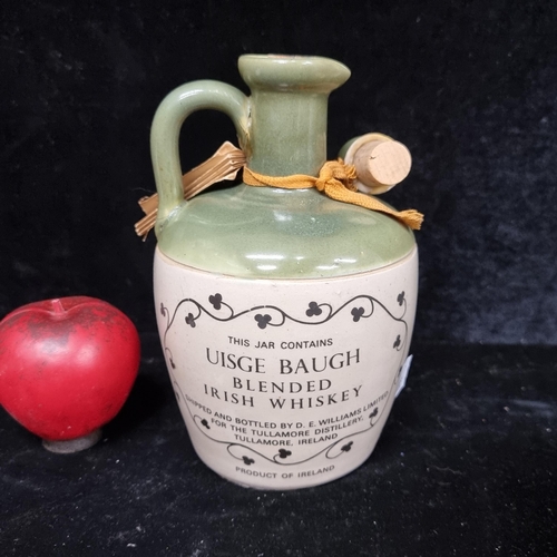 238 - A fantastic vintage Tullamore Dew Irish whiskey stoneware jug.