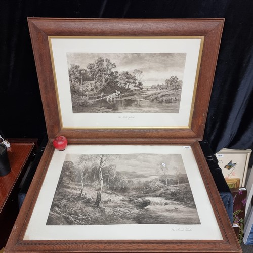 109 - Two large early twentieth century prints, one titled 