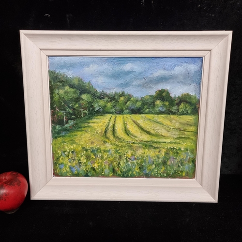 67 - A delightful original Khatuna Petsyukha (Irish, contemporary) oil on canvas painting titled 