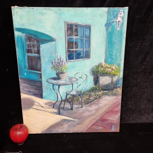 69 - Star Lot: A fabulous original Khatuna Petsyukha (Irish, contemporary) oil on canvas painting titled ... 