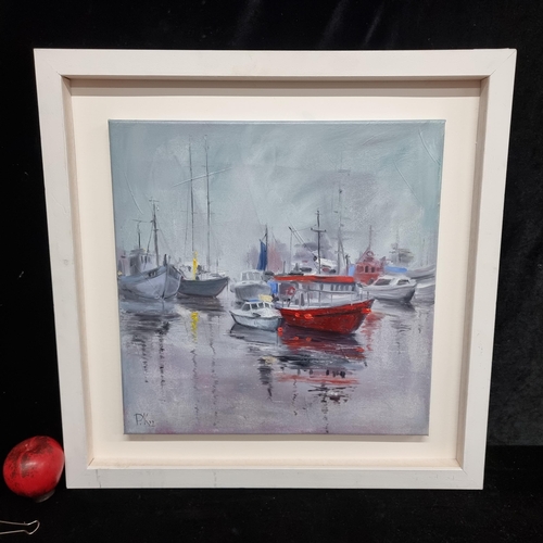 72 - Star Lot: A wonderful original Khatuna Petsyukha (Irish, contemporary) oil on canvas painting titled... 