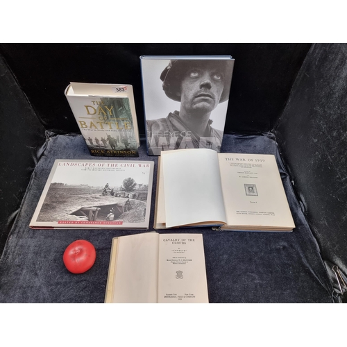 383 - 5 incredible hardback books of War History. Including an antique 1918 edition of the 'Cavalry of the... 