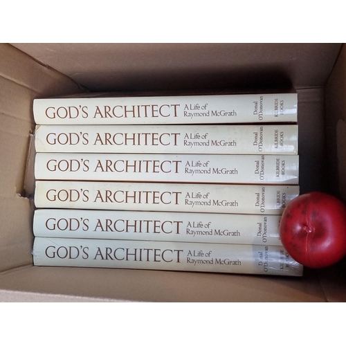 385 - 6 immaculate hardback book copies of 'God's Architect - A Life of Raymond McGrath' written by Donal ... 