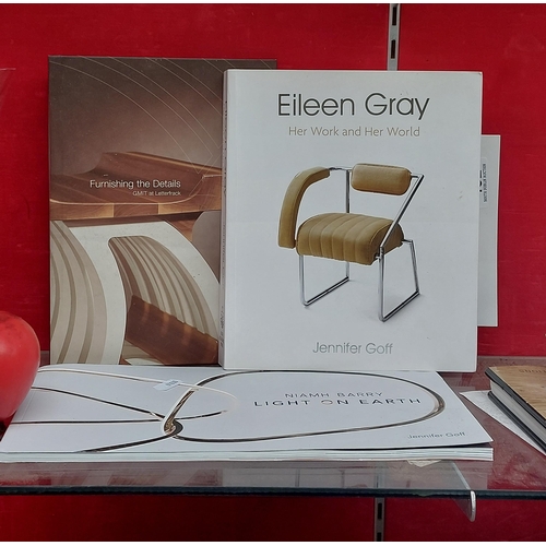 402 - 3 fantastic books of Irish architectural furniture design interest. Including Eileen Gray 'Her Work ... 