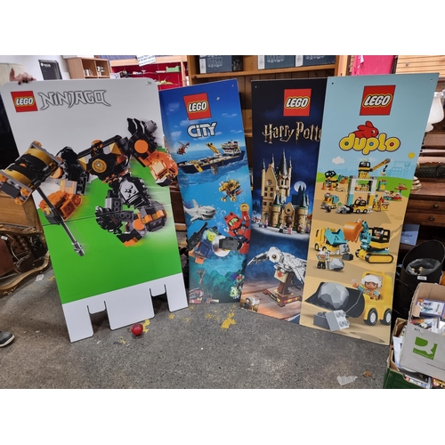 782 - Four Large lego Point of sale posters.