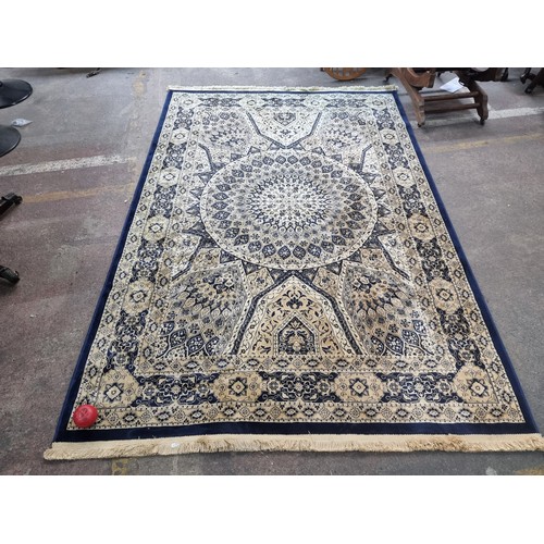 414 - Star Lot : A high quality Keshan Persian rug in lovely condition. 
Similar selling for €1570.00 on r... 