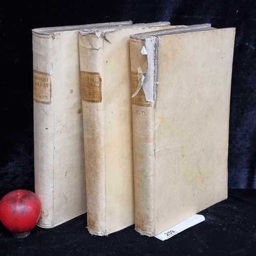 259 - Star Lot : Three volumes of folio sized hardbacks titled 'Bibliotheca' by Lucio Ferraris who was an ... 