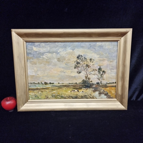 82 - A magnificent vintage original oil on board painting after work by Edward Seago (b.1910 - d.1974) fe... 