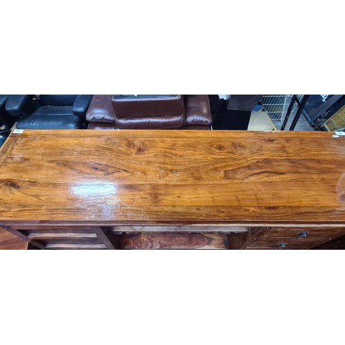 498 - Super star lot : A fabulous 3 piece home bar. With 2 hardwood bar counters to make an L shape and a ... 