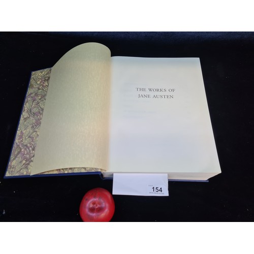 154 - A magnificent limited edition very large hardback book titled 'Jane Austin The Illustrated Library' ... 