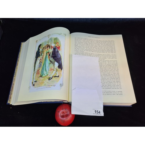 154 - A magnificent limited edition very large hardback book titled 'Jane Austin The Illustrated Library' ... 