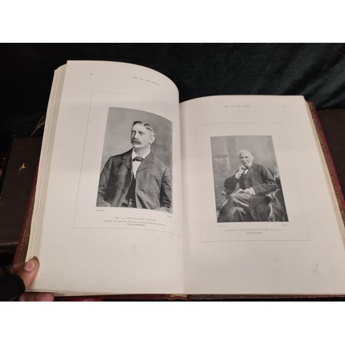 296 - Star Lot : A fabulous 19th century antique hardback book titled 'Modern Ireland -Men of the Period -... 