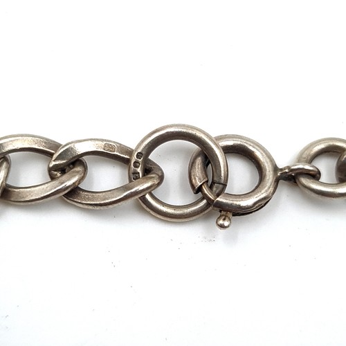 536 - Two sterling silver bracelets. Total weight - 15.5 grams.