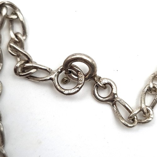 536 - Two sterling silver bracelets. Total weight - 15.5 grams.